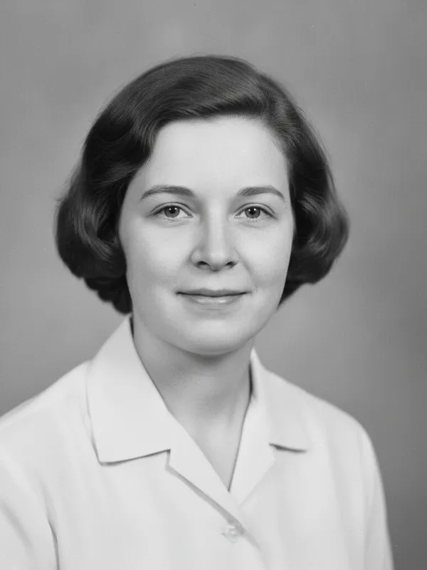 Eleanor Whitfield's 1959 senior portrait, shared by a guest on the memory wall
